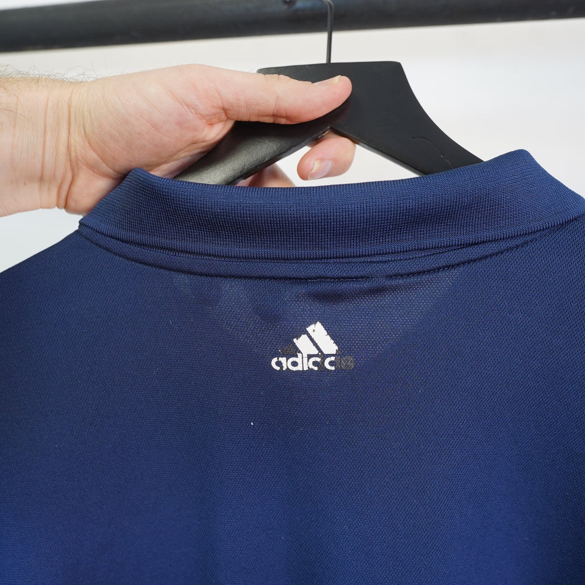 (XL) Adidas St Louis Cardinals Polo Shirt Mens XL Navy Blue Climalite MLB Stitched