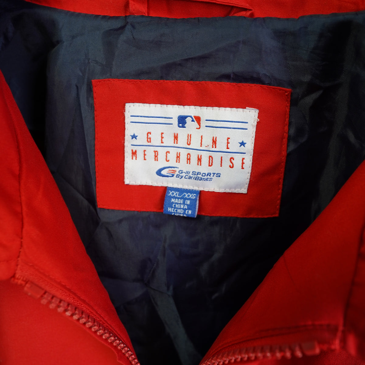 Vintage St Louis Cardinals G-III Carl Banks Jacket Red Blue Embroidered XXL