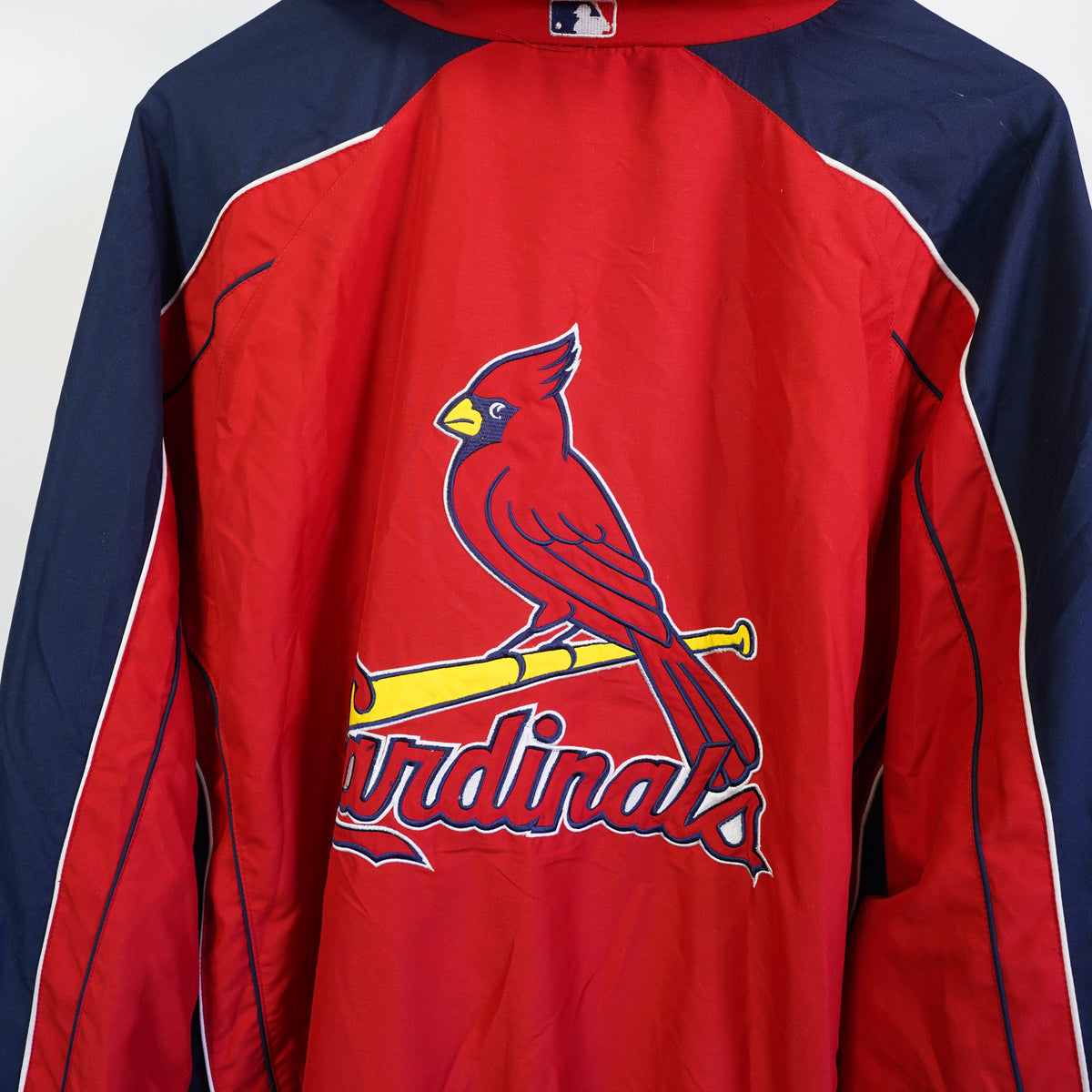 Vintage St Louis Cardinals G-III Carl Banks Jacket Red Blue Embroidered XXL
