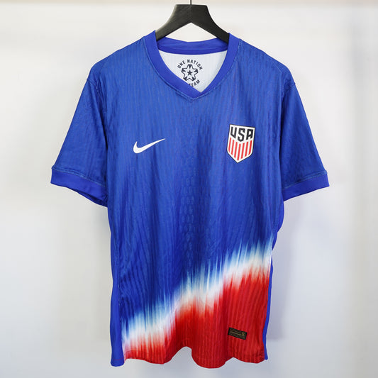 (XL) Nike USMNT 2022 Away Authentic Jersey Mens XL Blue Red DM1840-452 USA Soccer