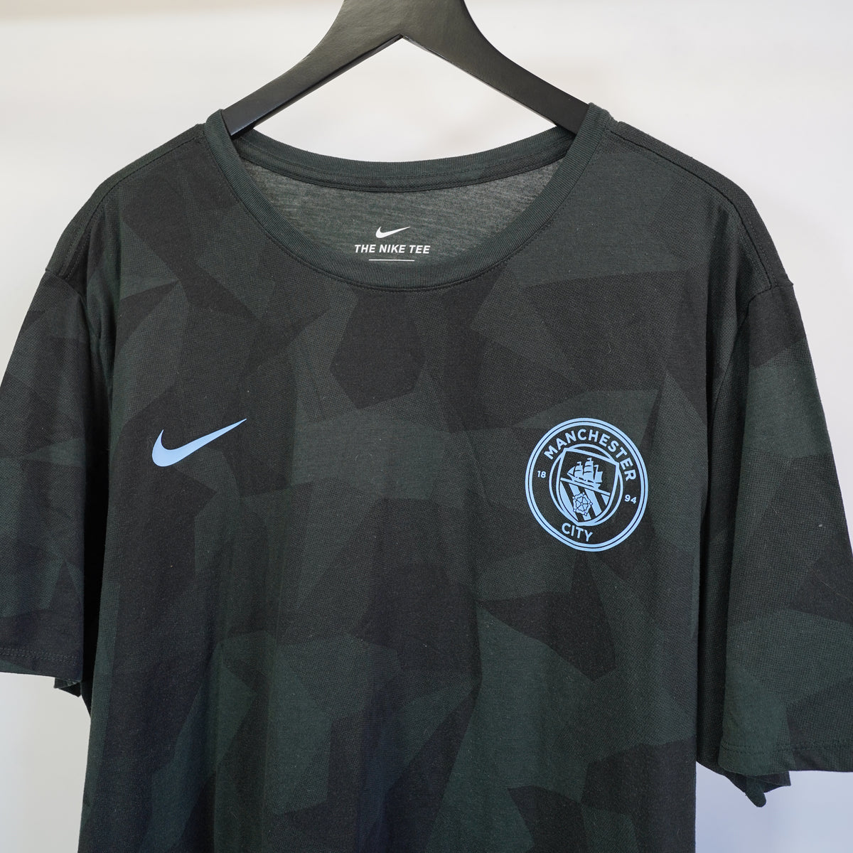 (XXL) Nike Manchester City FC Dri-FIT Camo Training Shirt Mens XXL Green Soccer Tee