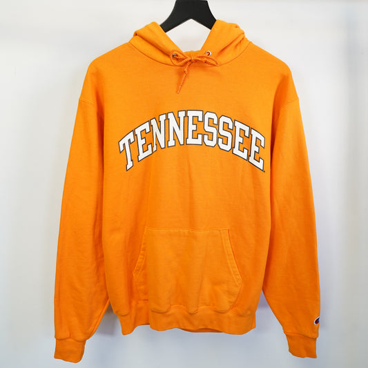 (M) Vintage Champion Tennessee Volunteers Hoodie Orange Mens Medium Pullover