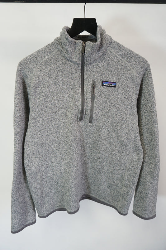 (S) Patagonia Grey Quarter Zip Fleece Sweater