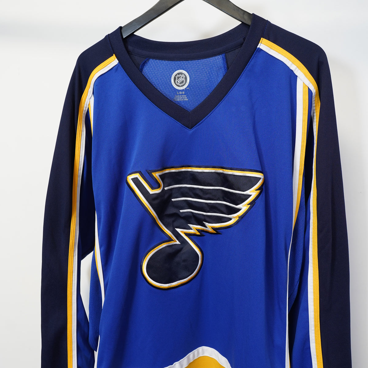 (L) NHL St. Louis Blues Vladimir Tarasenko 91 Hockey Jersey Mens Large Blue Sewn