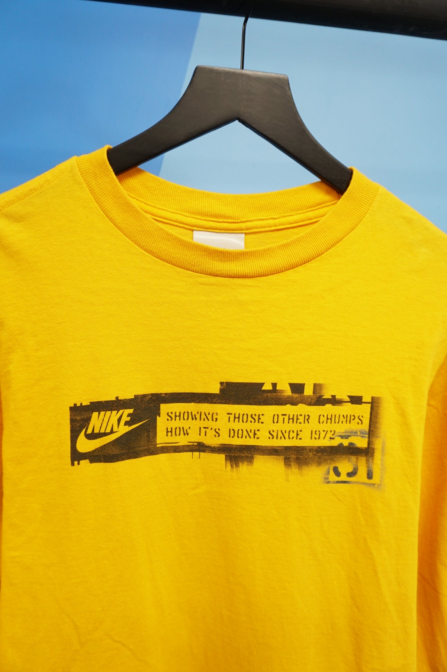 (S) Y2K Nike Showing Those Other Chumps How It's Done LS T-Shirt