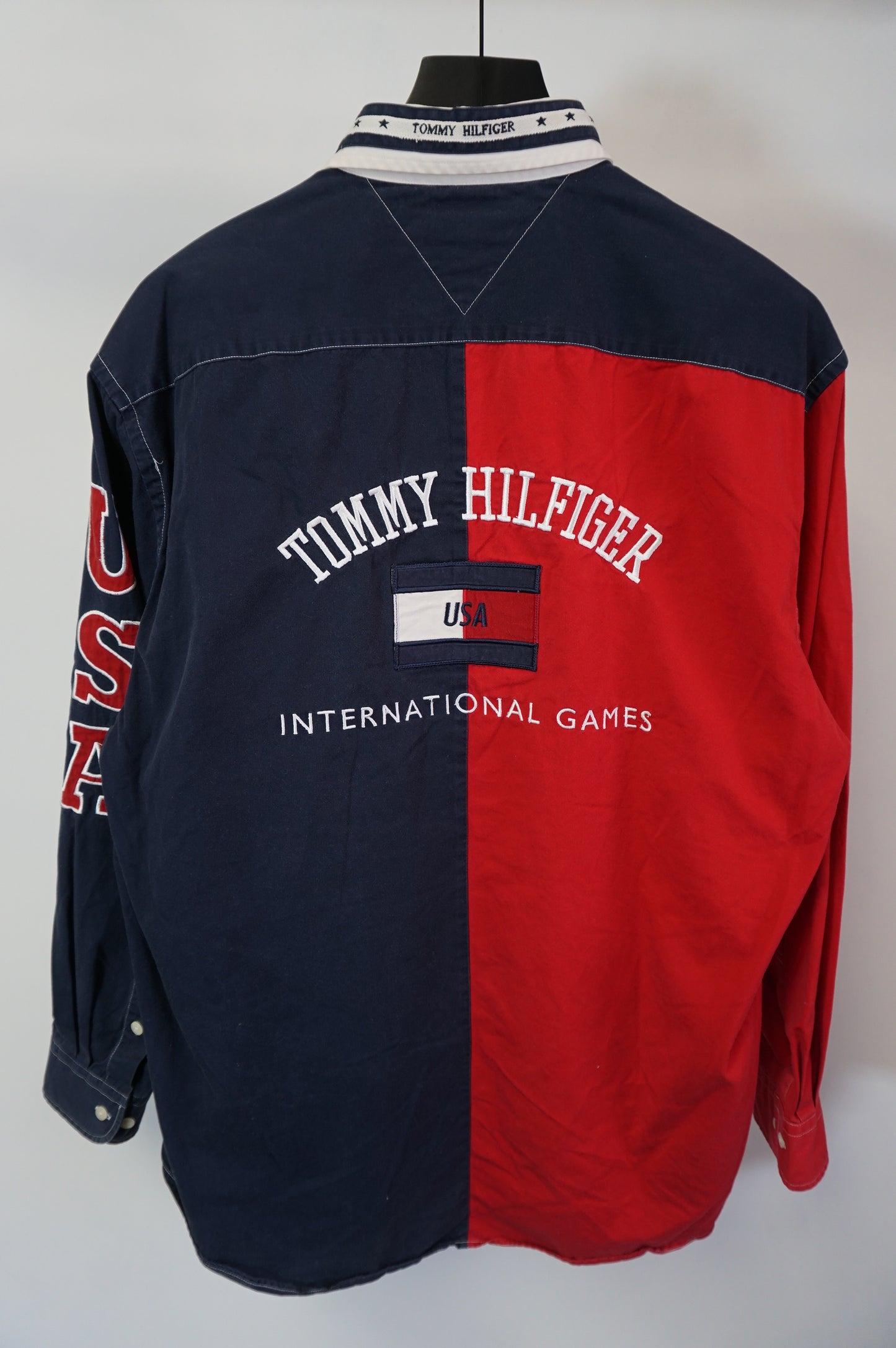 (M/L) Tommy Hilfiger USA LS Button Up Shirt