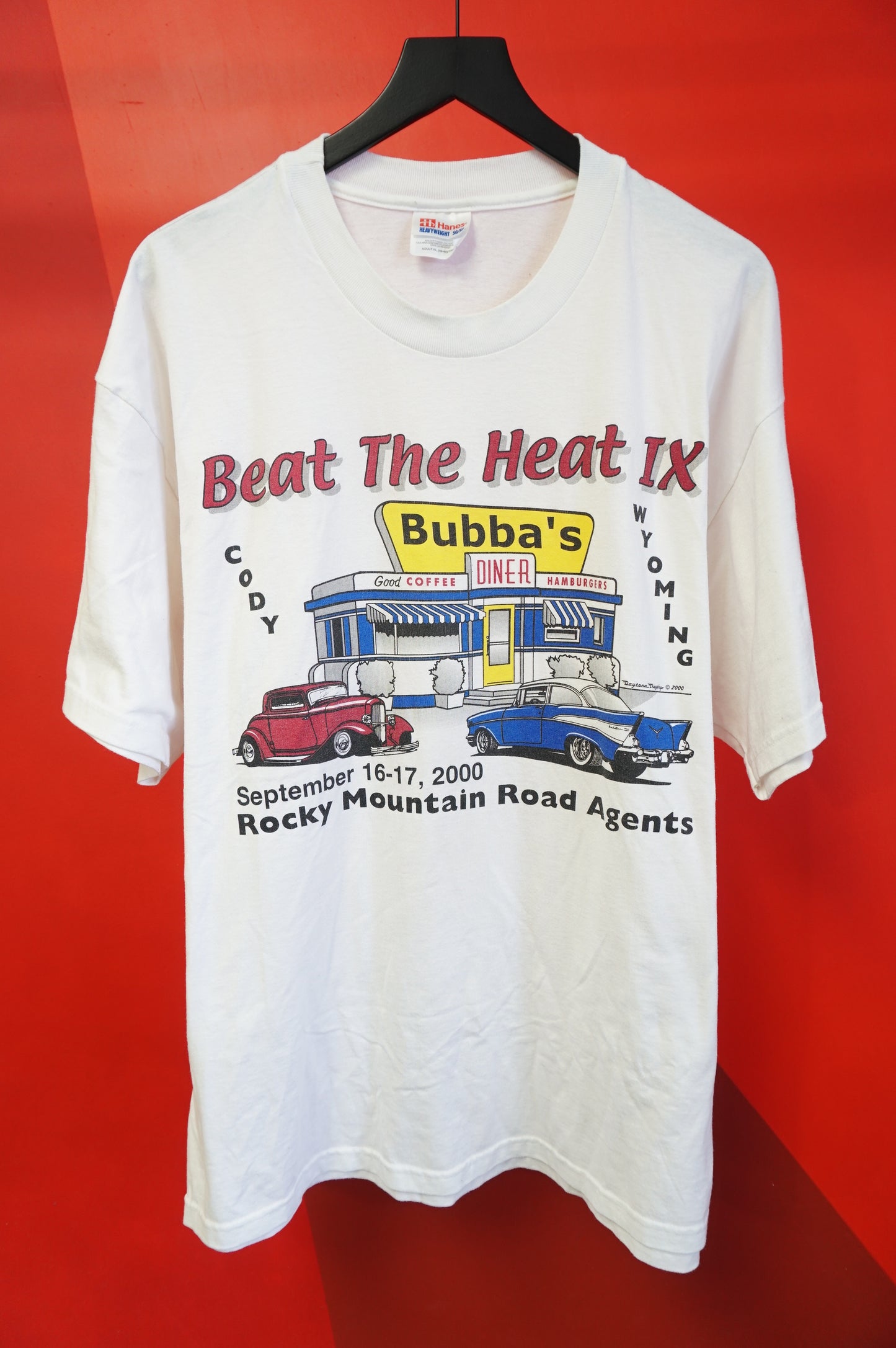 (XL) 2000 Beat The Heat At Bubba's Diner T-Shirt