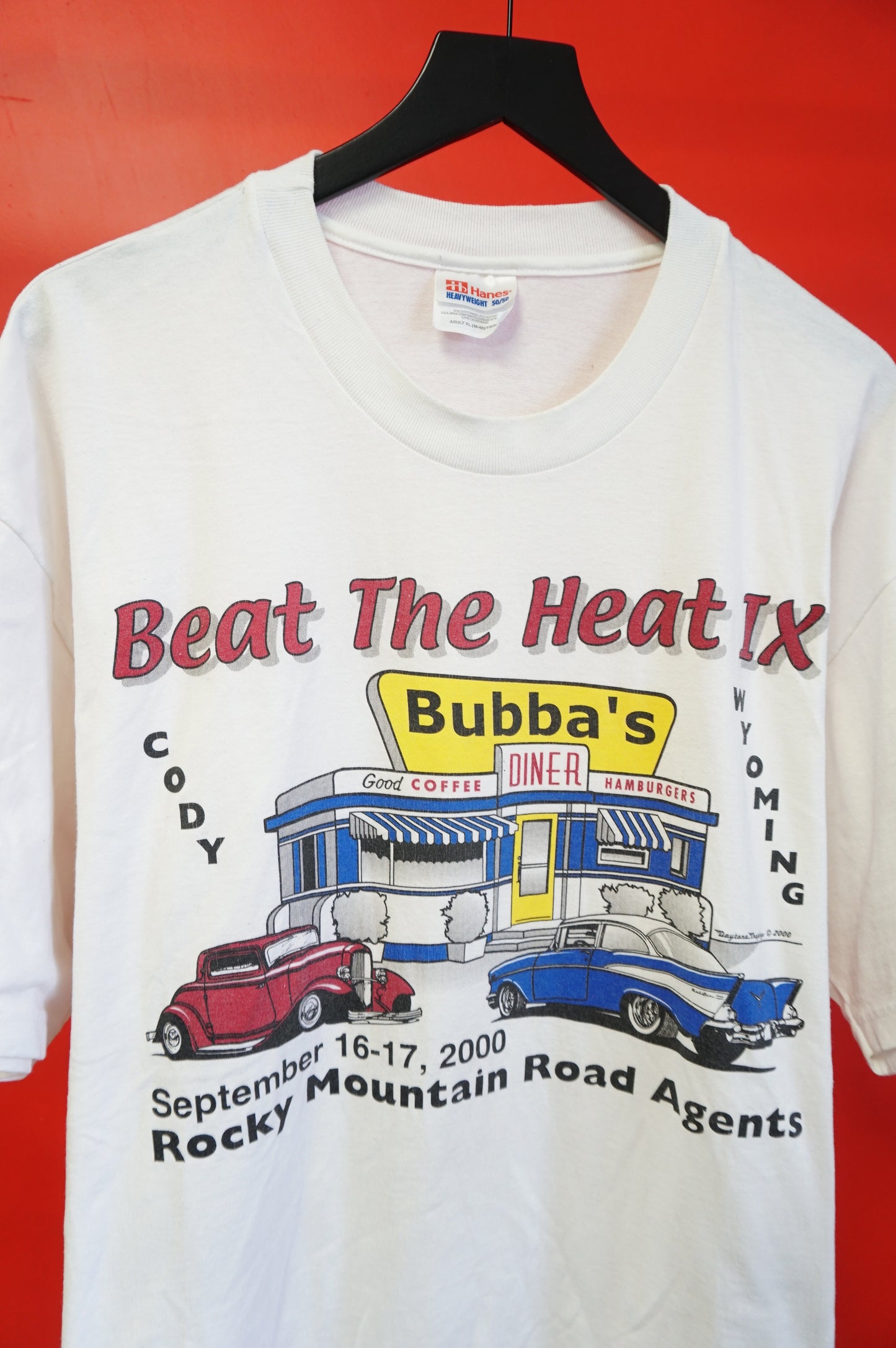 (XL) 2000 Beat The Heat At Bubba's Diner T-Shirt