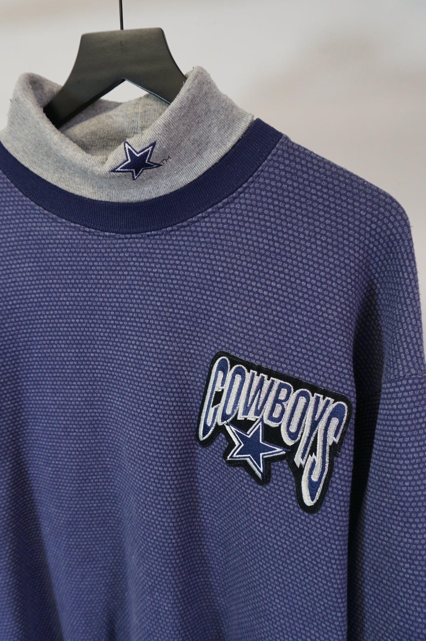 (L) USA Made Dallas Cowboys Turtleneck