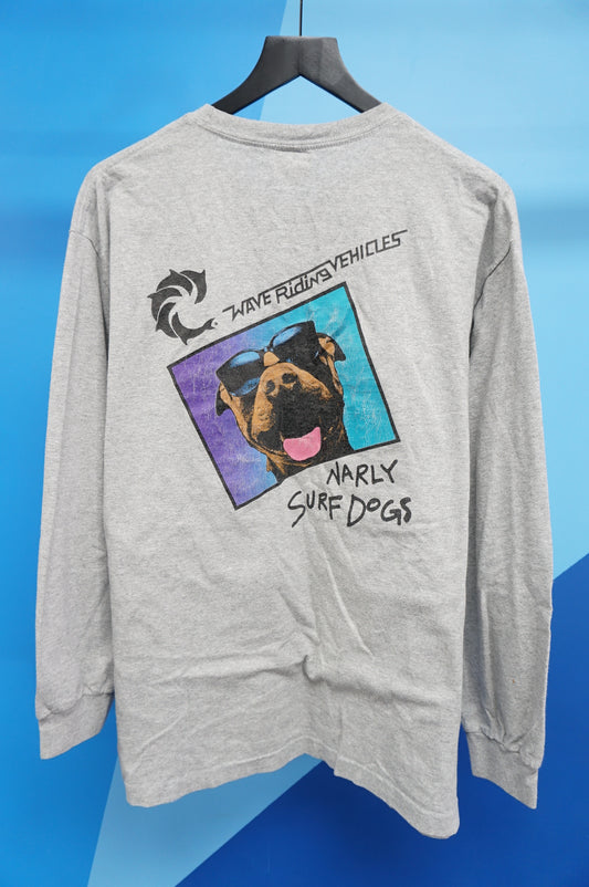 (L) Narly Surf Dogs LS T-Shirt