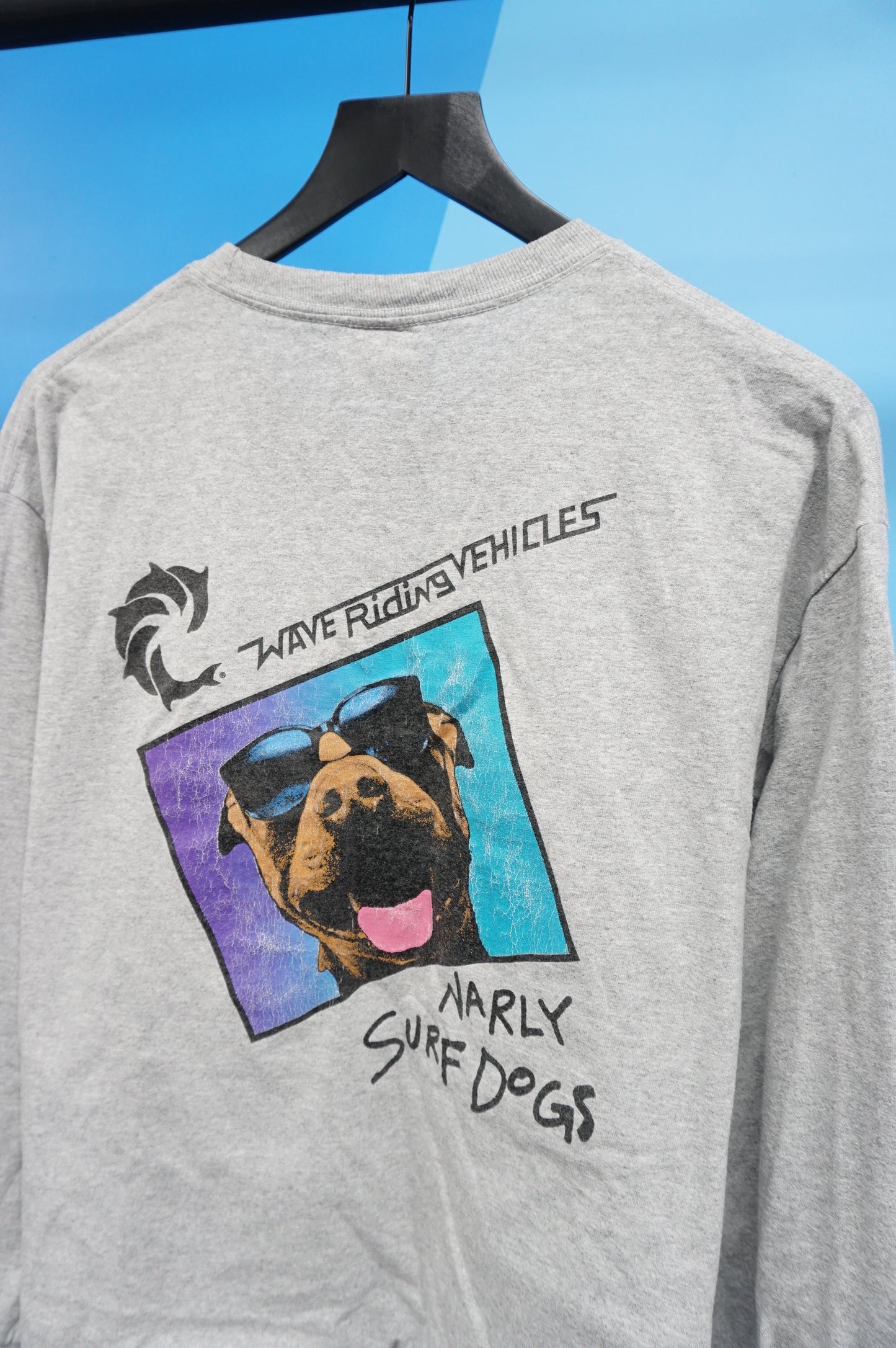 (L) Narly Surf Dogs LS T-Shirt