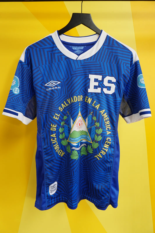 (M/L) Bootleg El Salvador National Team Soccer Jersey