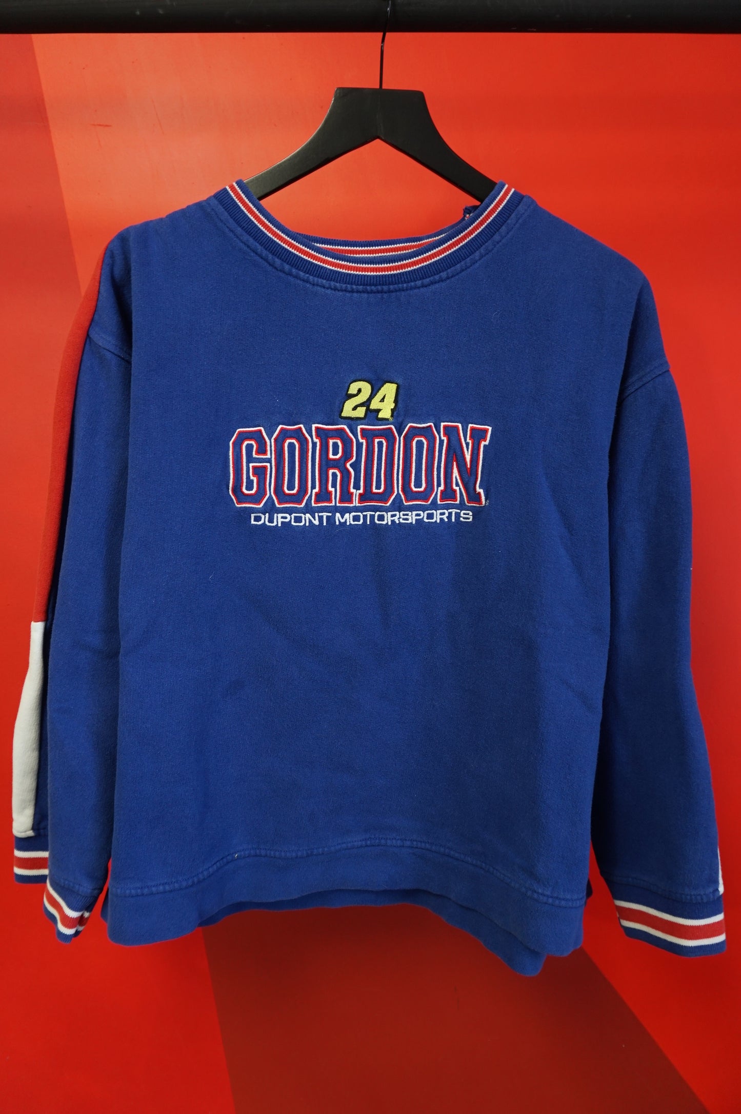 (L) Jeff Gordon Du Pont Nascar Crewneck