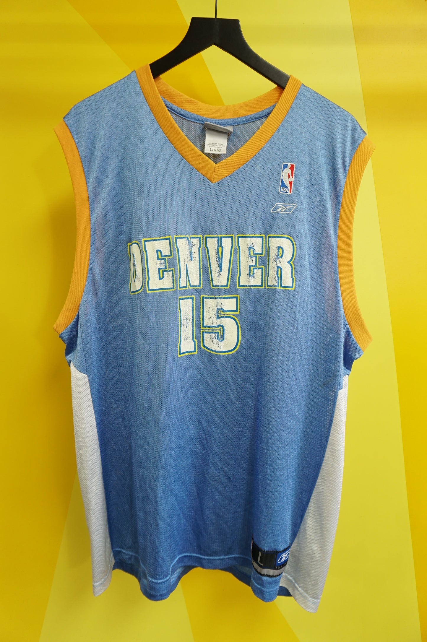 (L) Denver Nuggets Carmelo Anthony Jersey