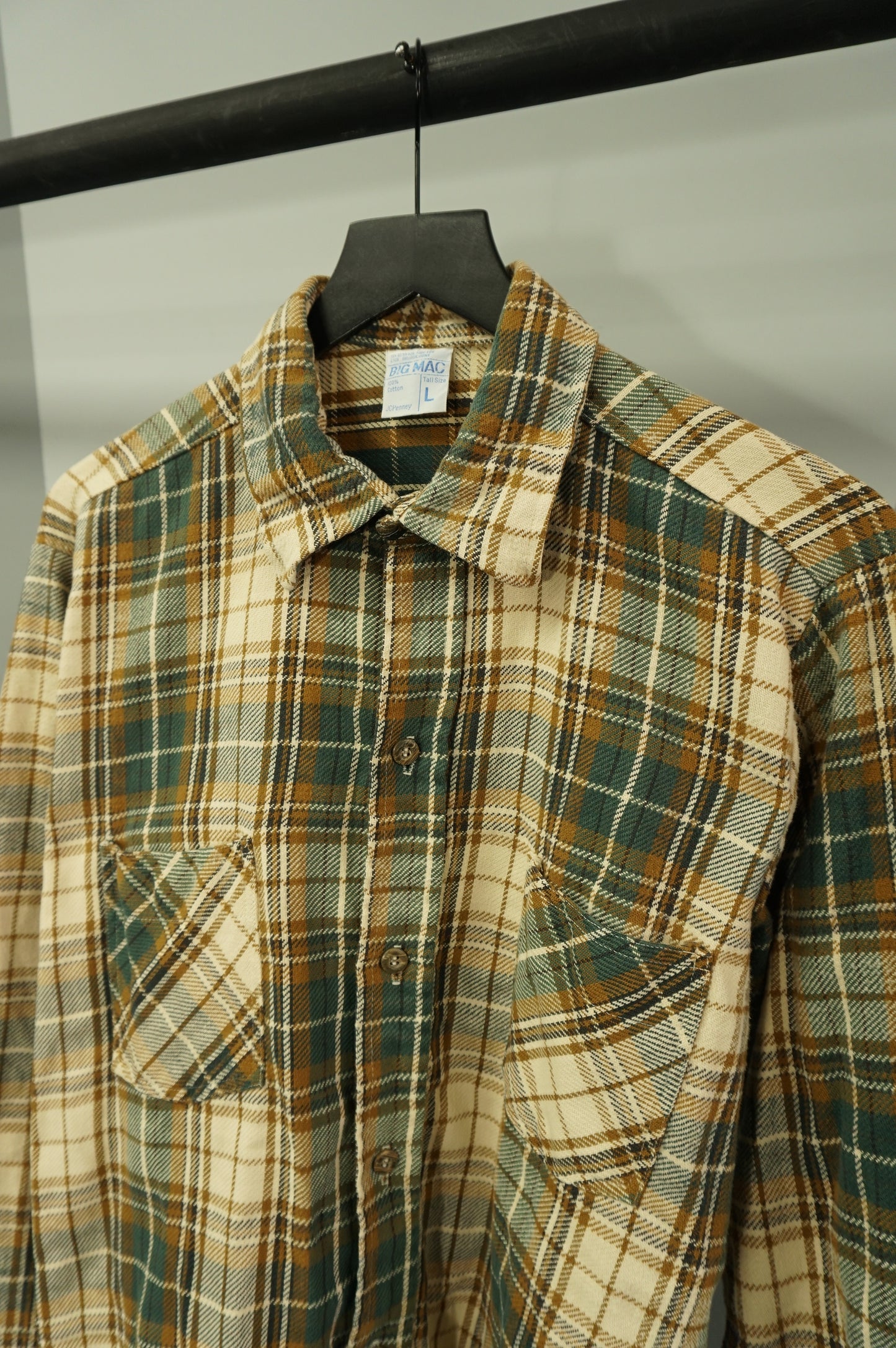 (L) 80s Big Mac Flannel Button Up Shirt