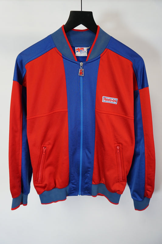 (S/M) Vtg Reebok Blue & Red Jacket