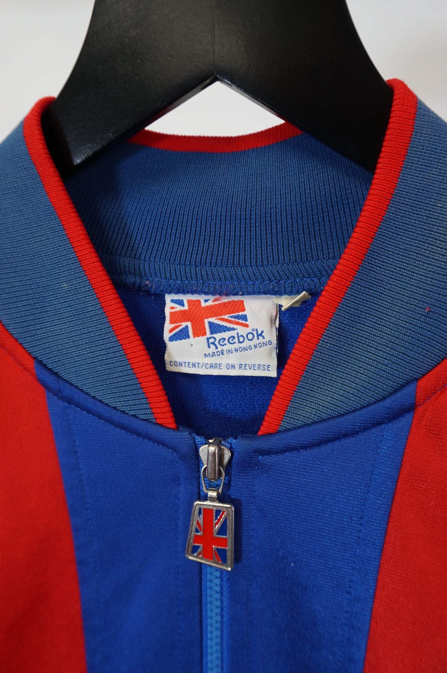 (S/M) Vtg Reebok Blue & Red Jacket