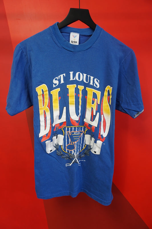 (S/M) Vtg St Louis Blues Single Stitch T-Shirt
