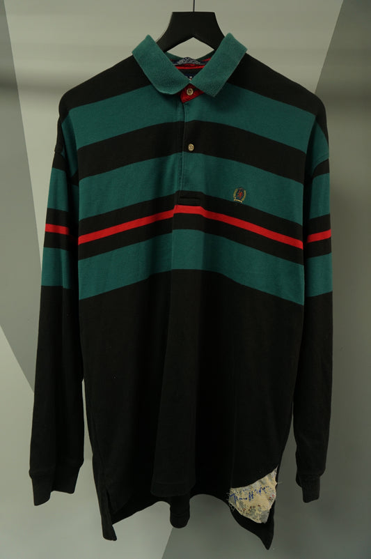 (L) Vtg Tommy Hilfiger LS Polo Shirt