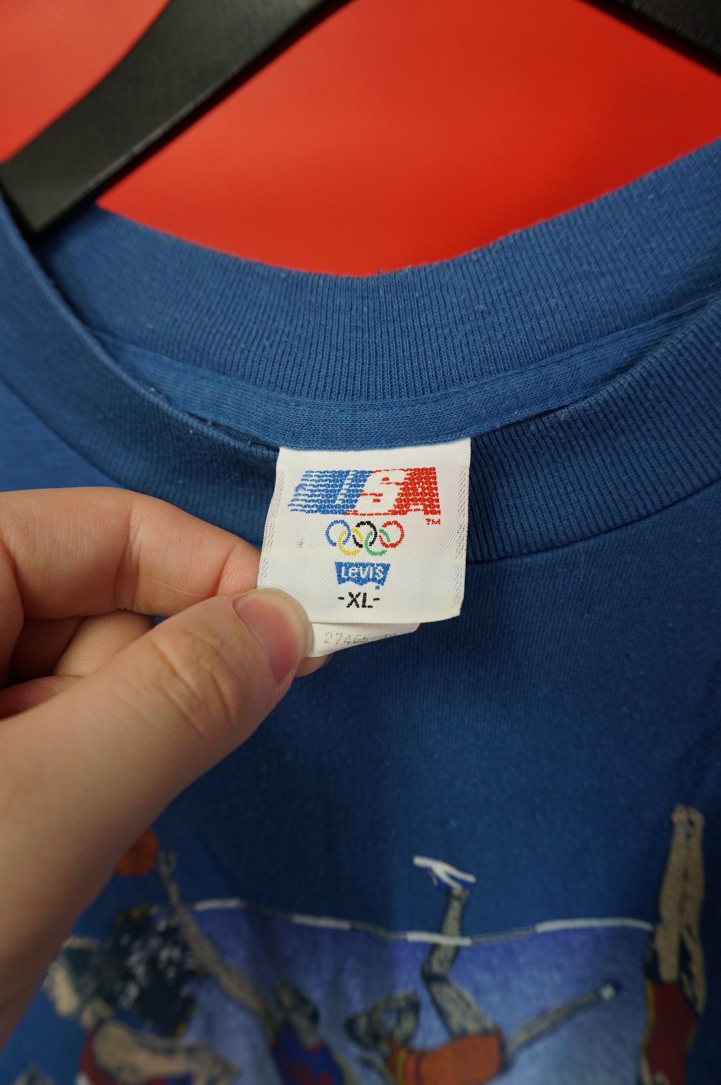 (M) 1984 Team USA Levi's LS T-Shirt