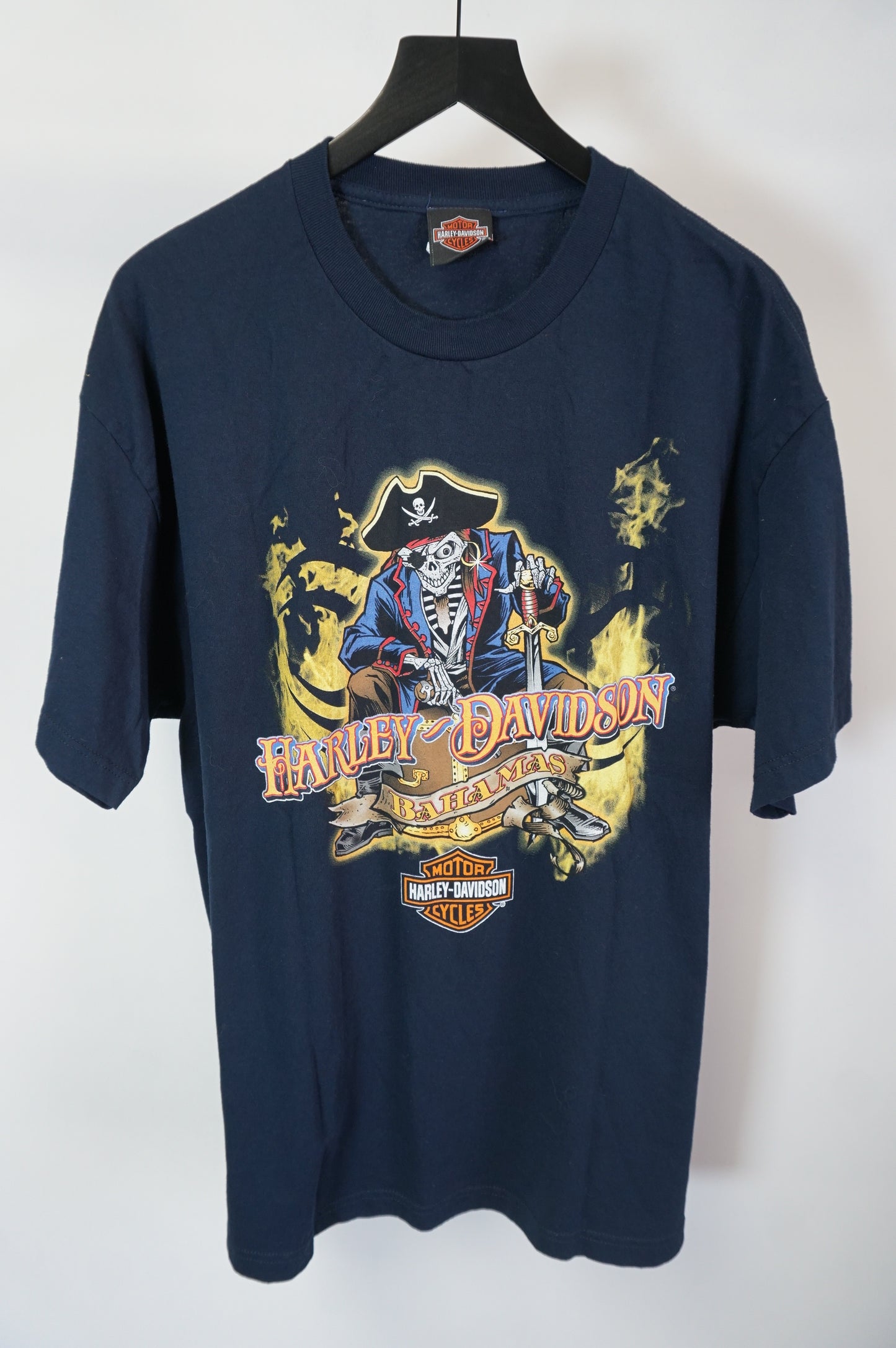 (XL) Bahamas Harley Davidson Pirate T-Shirt
