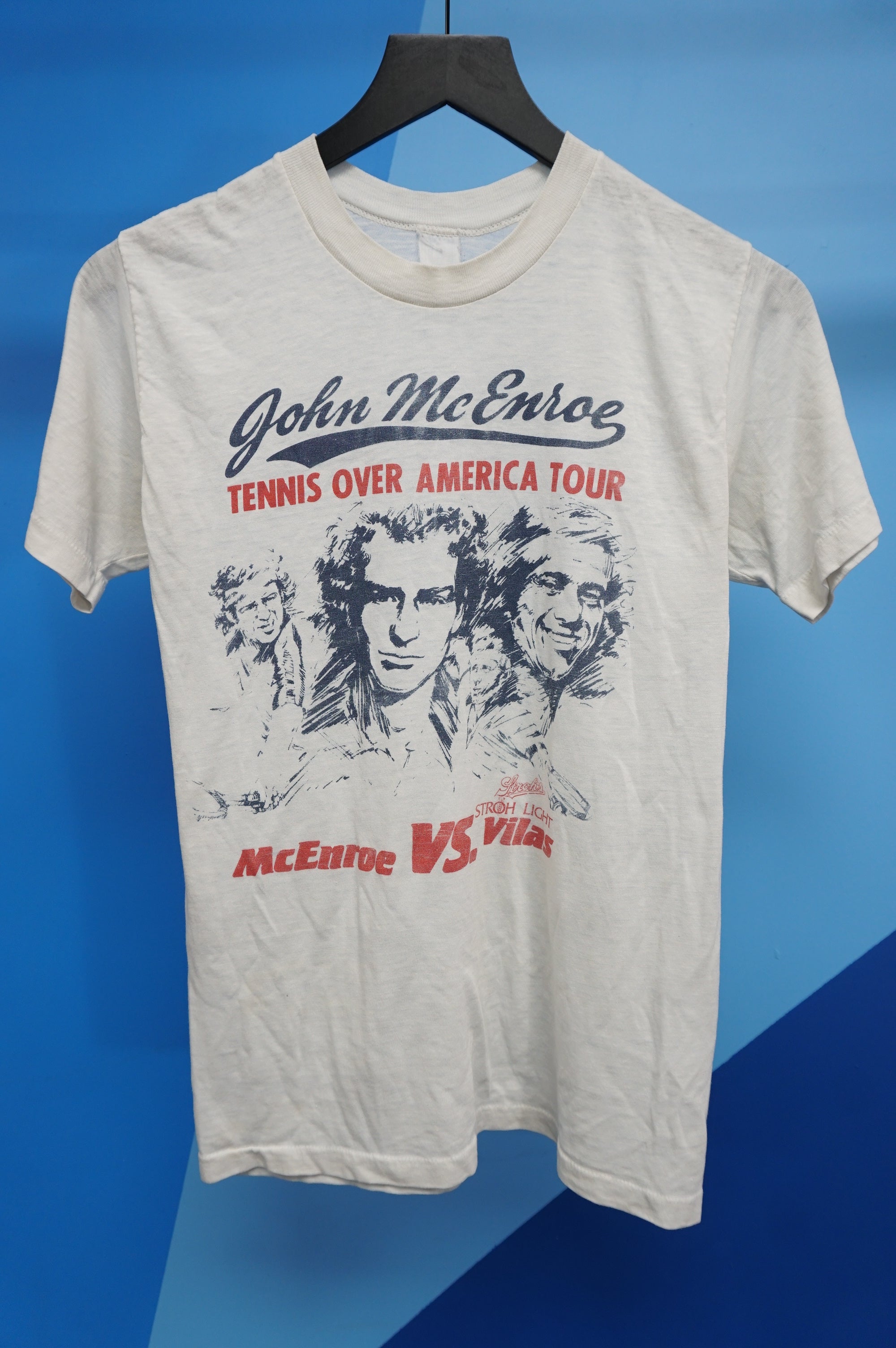 S) Vtg John McEnroe Tennis Over America Single Stitch T-Shirt – Thrift Heaven  Vintage