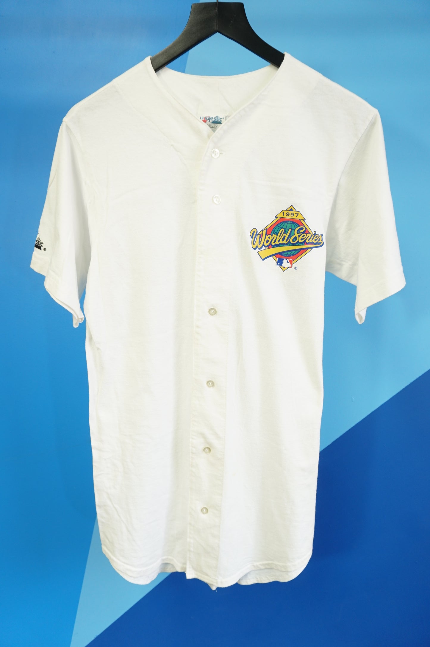 (S/M) 1997 Florida Marlins National League Champs Baseball Jersey
