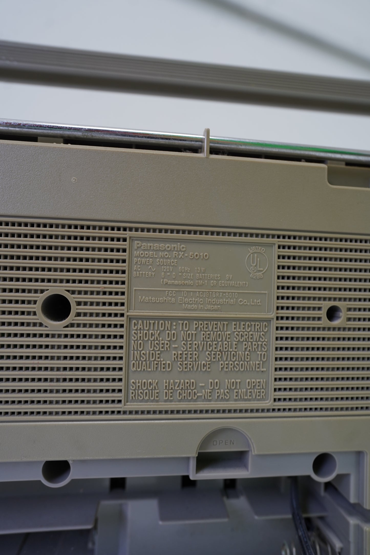 Panasonic RX-5010 Stereo Radio Cassette Boombox