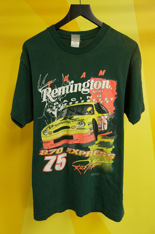 (L) Vtg Rick Mast Remington Nascar T-Shirt