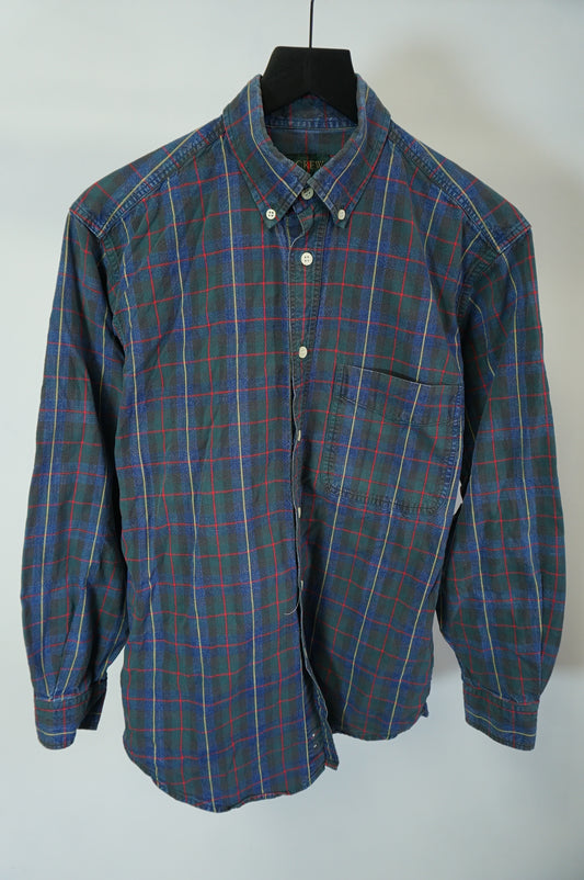 (S/M) Vtg J. Crew Plaid Button Up Shirt