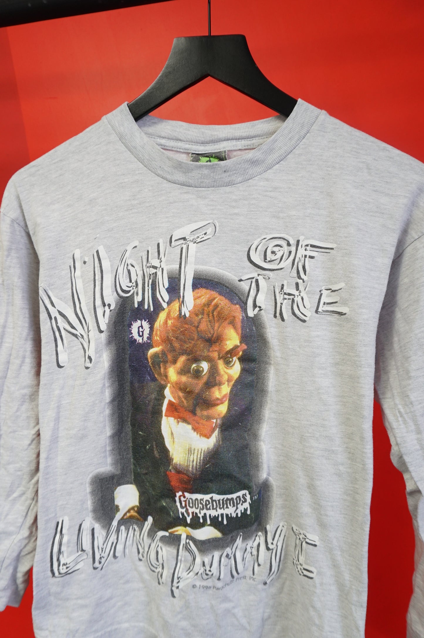 (S) 1996 Goosebumps Night of The Living Dummy LS T-Shirt