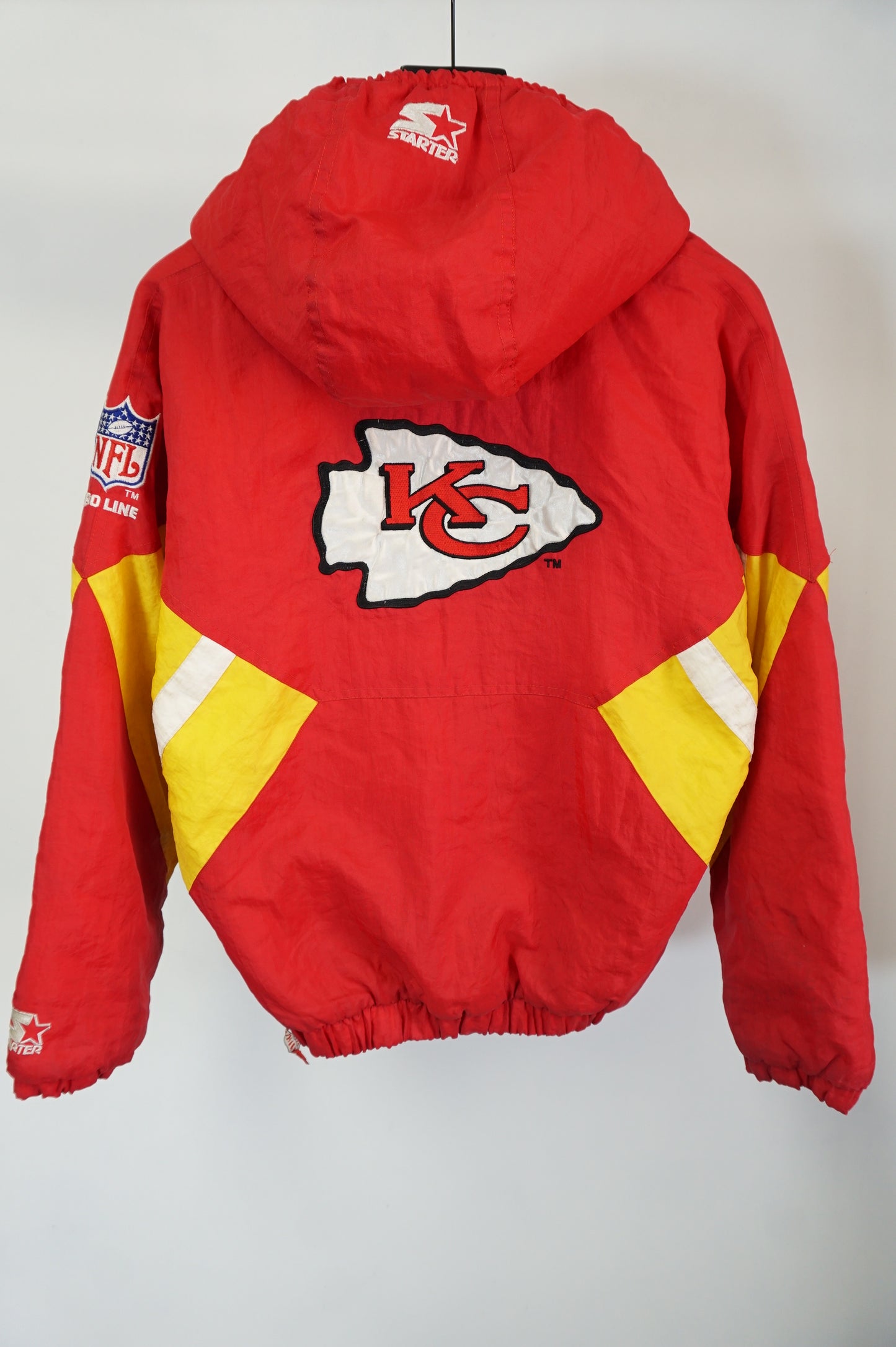 (Youth L) Vtg Kansas City Chiefs Starter Puffer Jacket