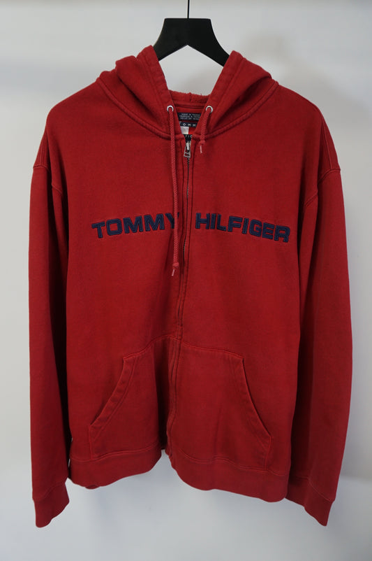 (M/L) Vtg Tommy Hilfiger Full Zip Hoodie