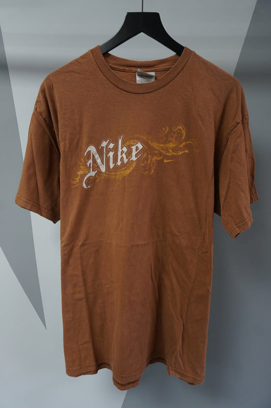 (XL) Y2K Brown Nike T-Shirt