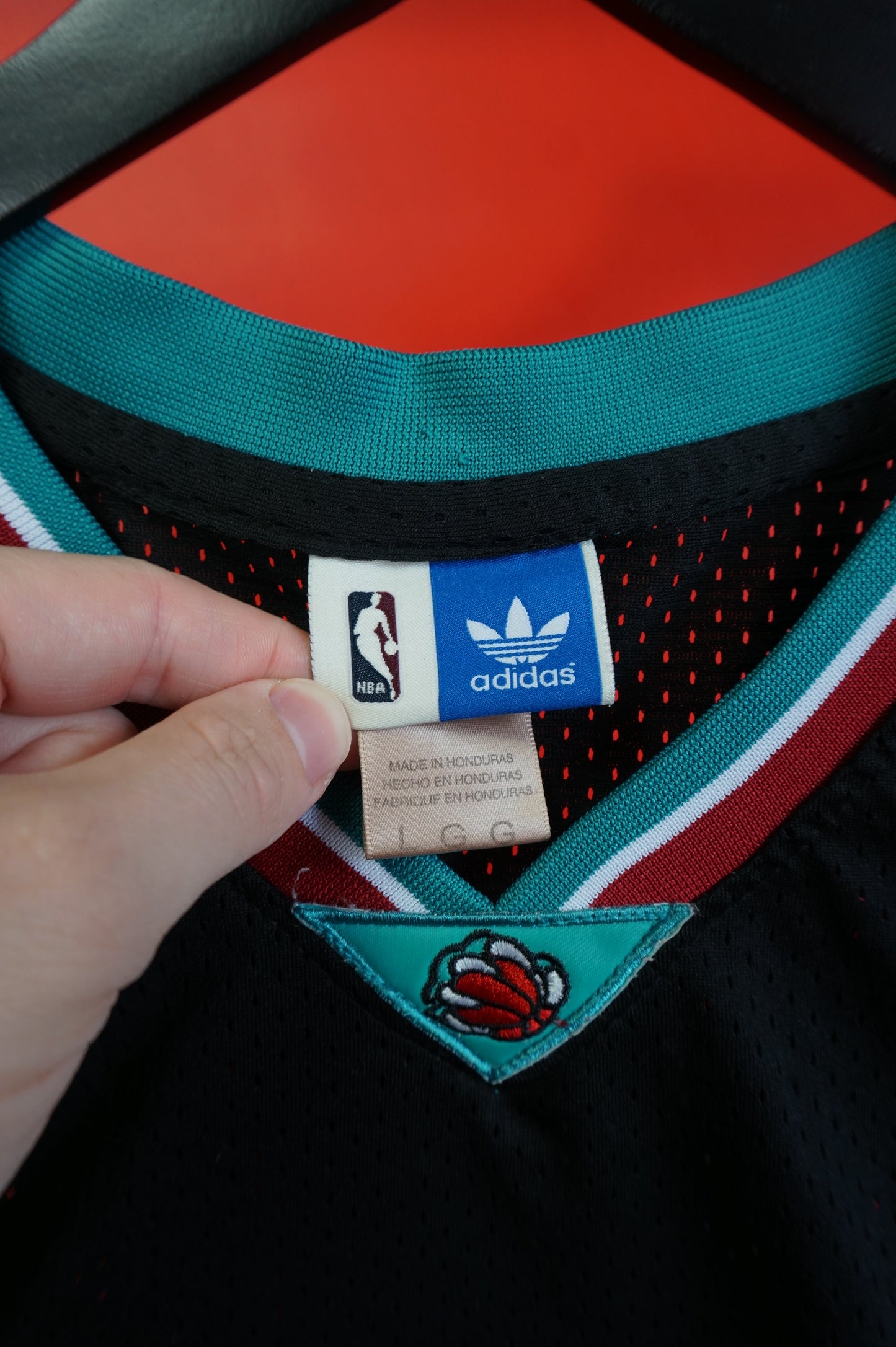 (L) Vancouver Grizzlies Mike Bibby Adidas Jersey