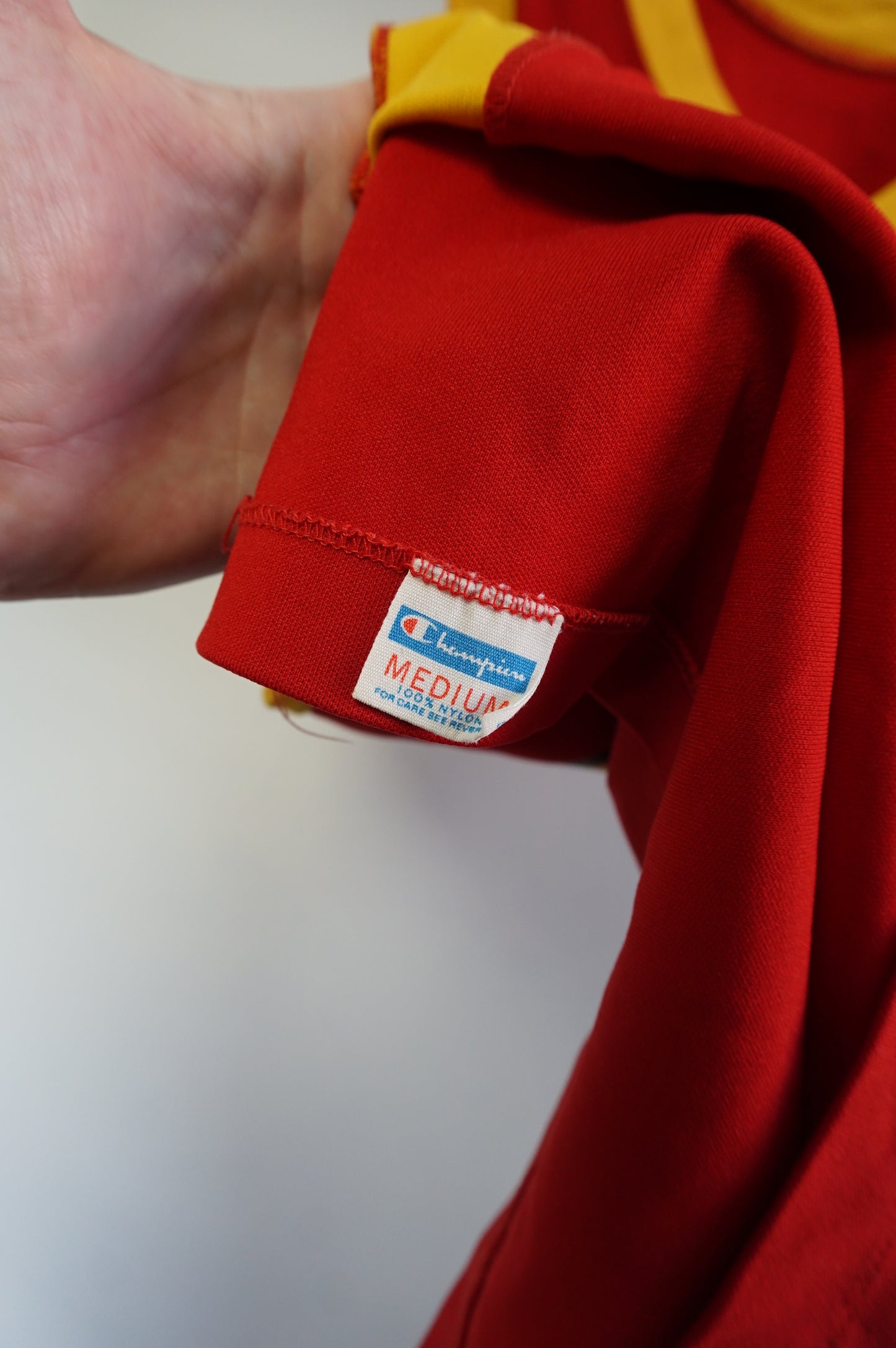 (S/M) 1970s Champion USA Made Cougar Basketball Jersey