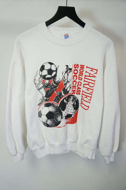 (L) USA Made Fairfield World Class Soccer Crewneck