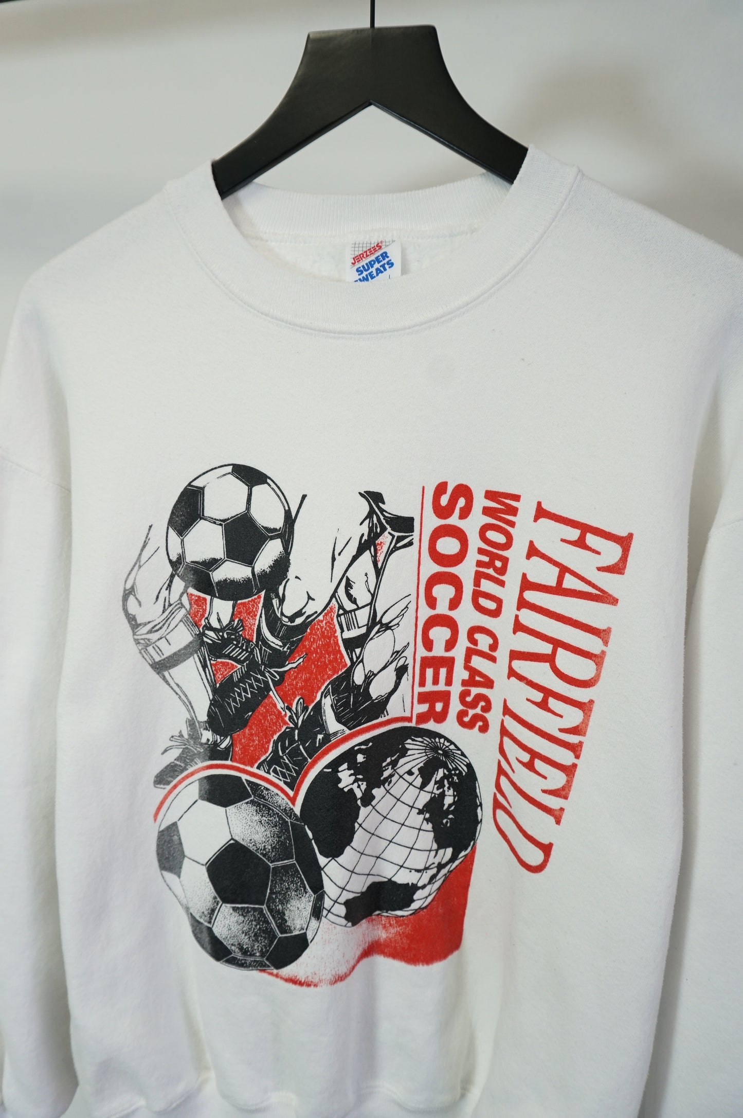 (L) USA Made Fairfield World Class Soccer Crewneck