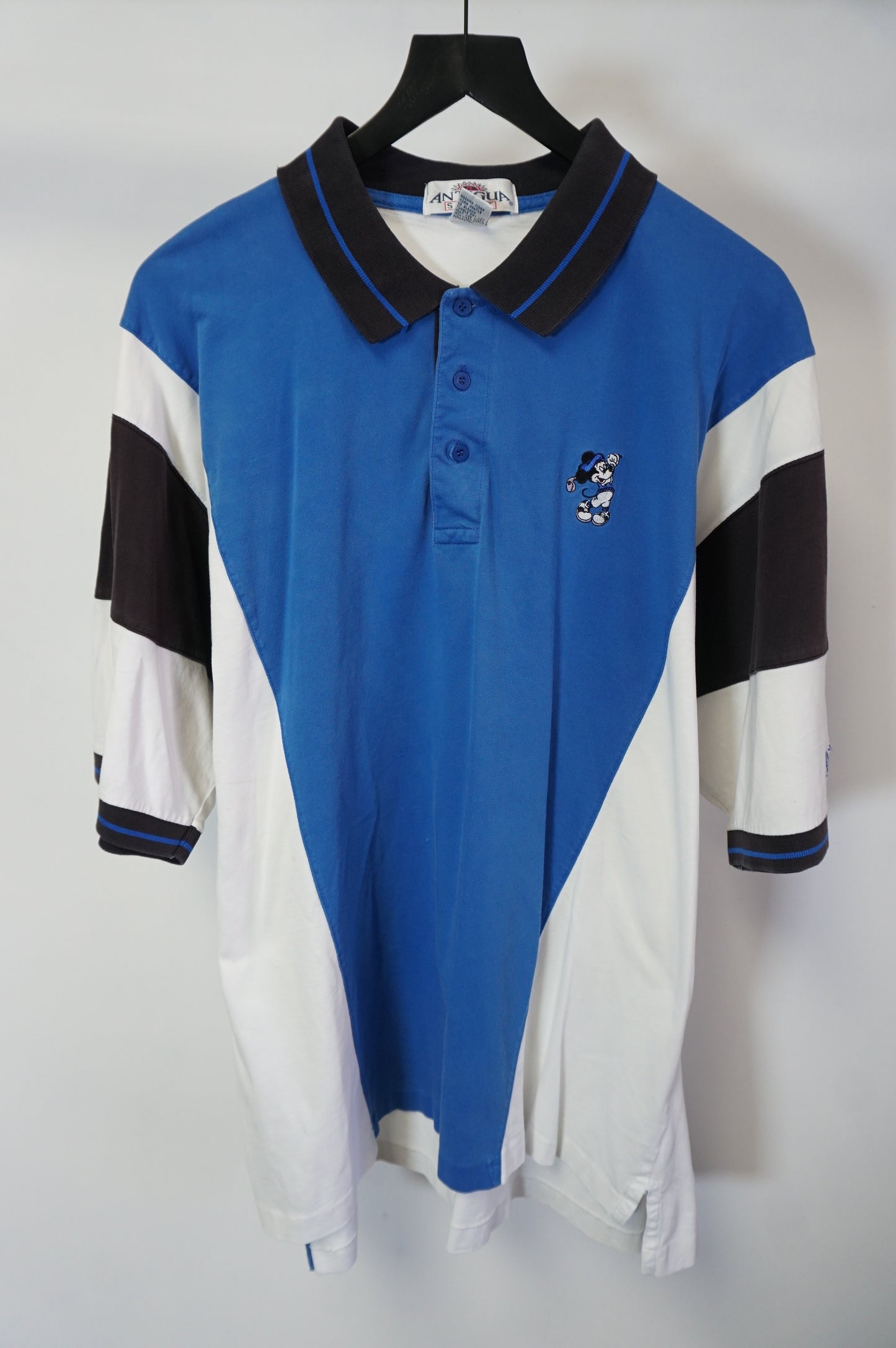 (L/XL) Vtg Mickey Mouse Golf Polo Shirt