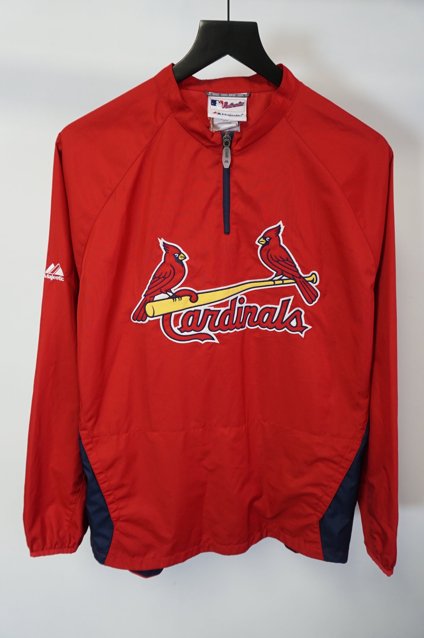(L/XL) St. Louis Cardinals Majestic Windbreaker
