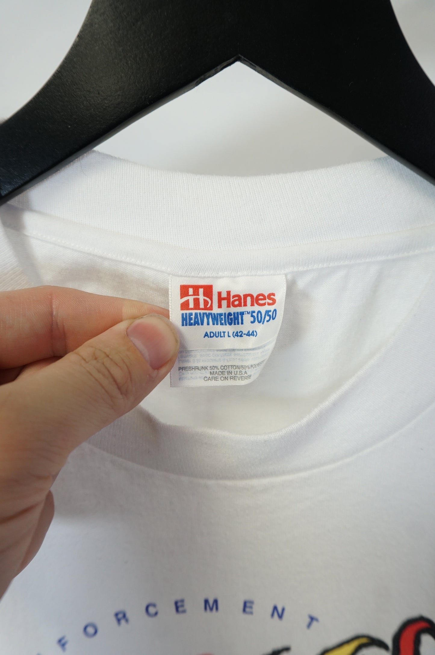 (L) Texas Special Olympics Torch Run Single Stitch T-Shirt