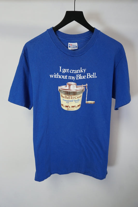 (M) I Get Cranky Without My Blue Bell Single Stitch T-Shirt
