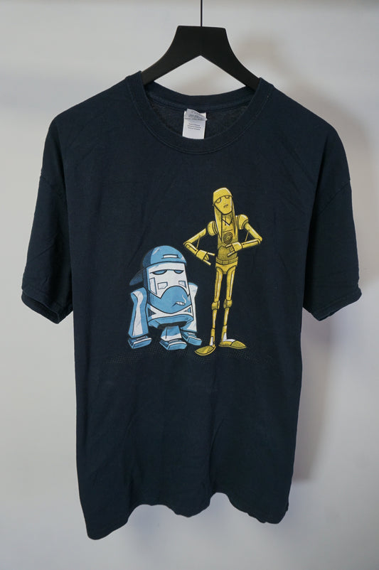 (XL) C-3PO & R2-D2 Jay & Silent Bob T-Shirt
