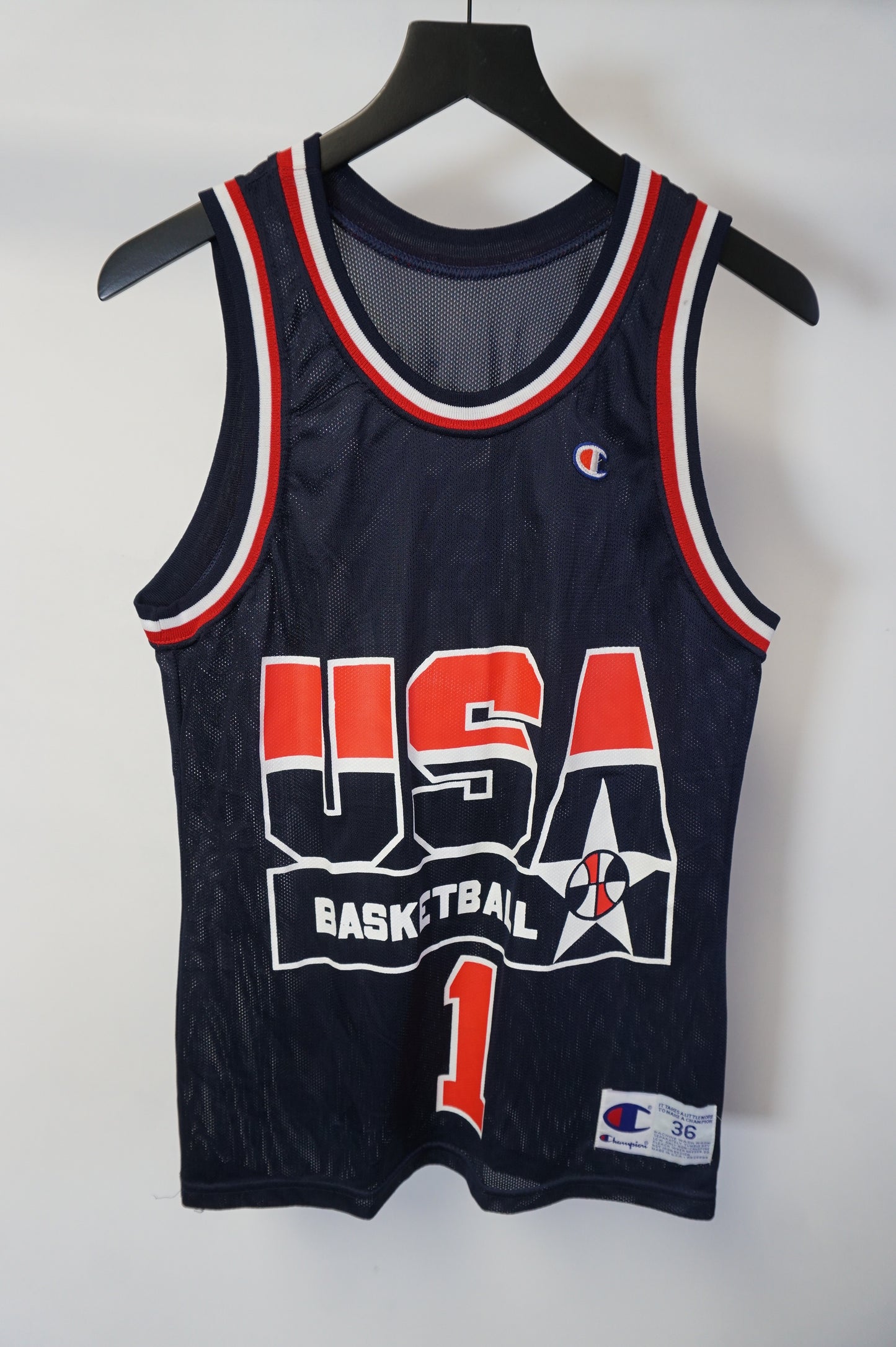 (S) Vtg Penny Hardaway Team USA Jersey