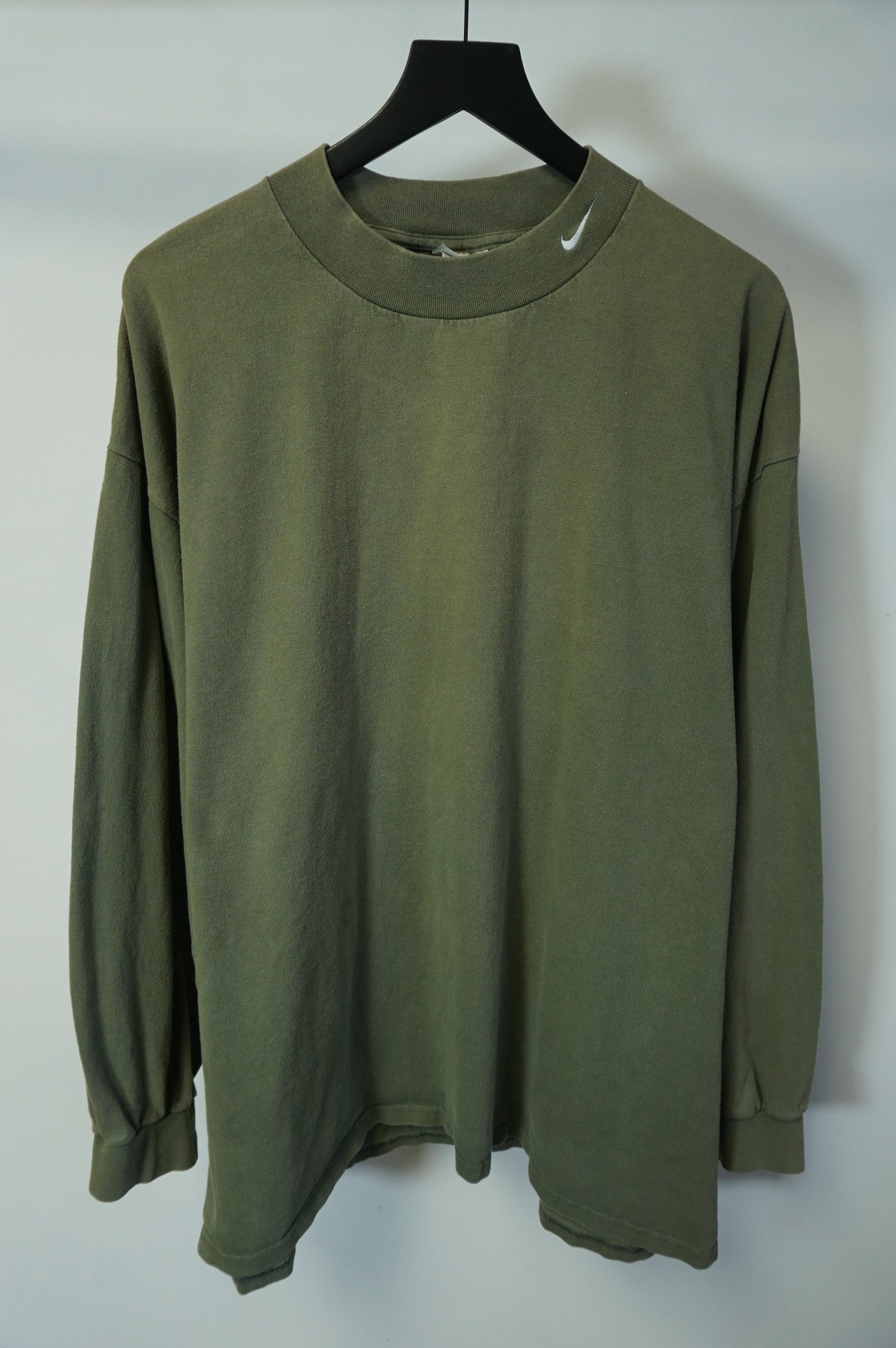 (XXL) USA Made Olive Green Nike Mock Neck