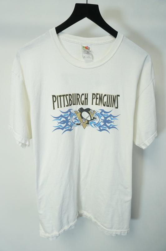 (L/XL) Pittsburg Penguins Vintage Y2K Hockey NHL T-Shirt