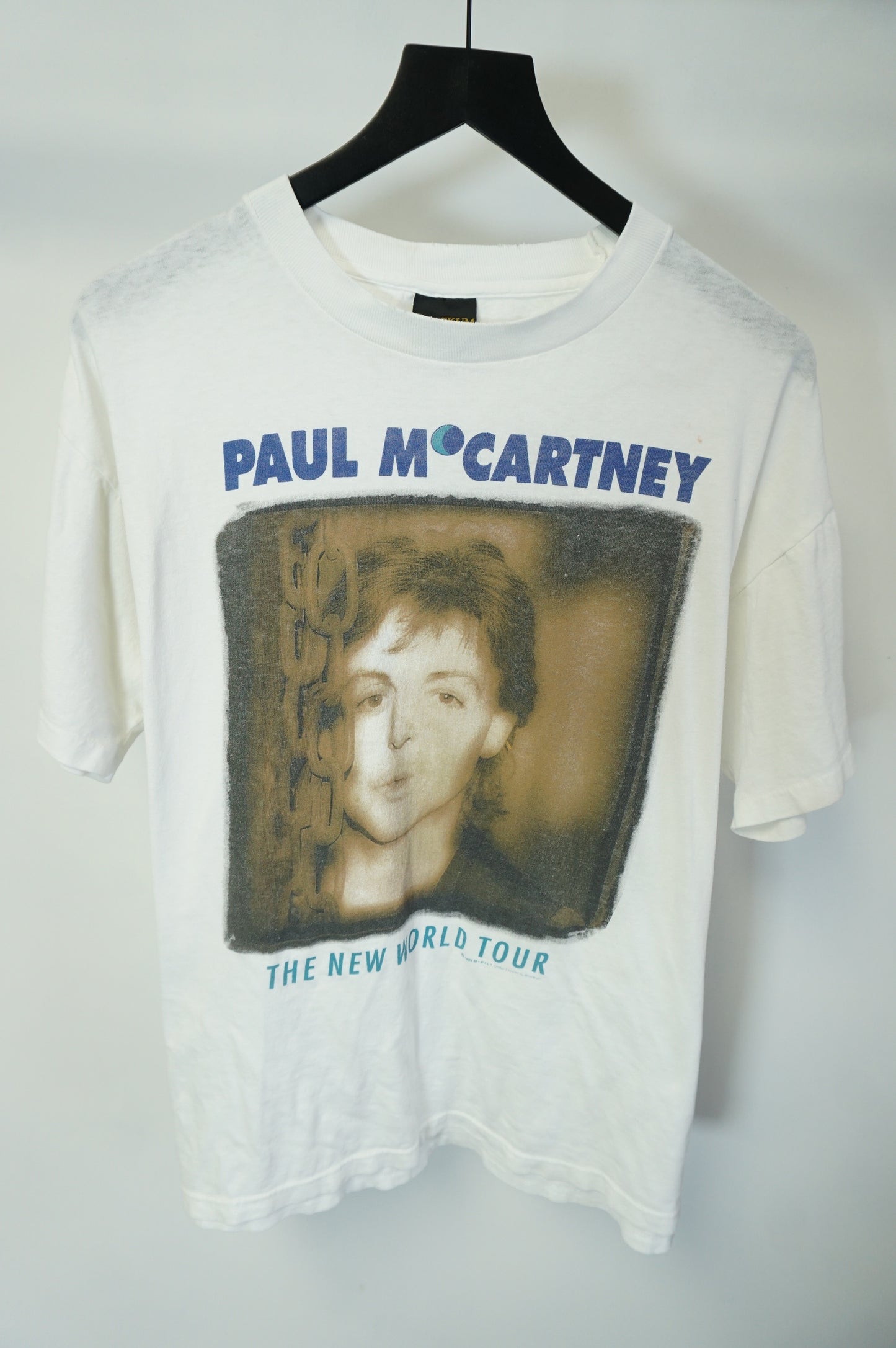 (XL) Vintage 1993 Paul McCartney New World Tour Single-Stitch T-Shirt Brockum