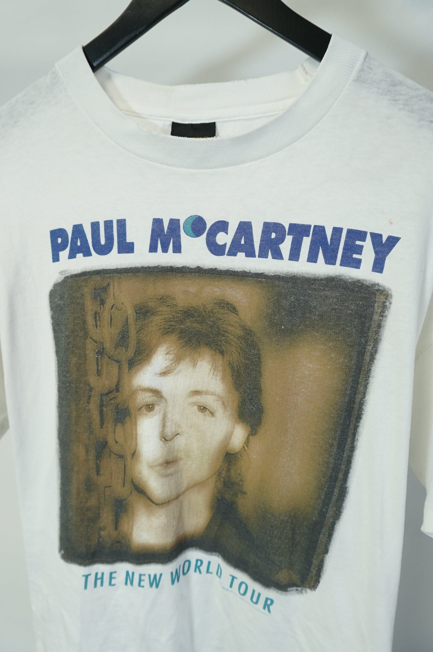 (XL) Vintage 1993 Paul McCartney New World Tour Single-Stitch T-Shirt Brockum