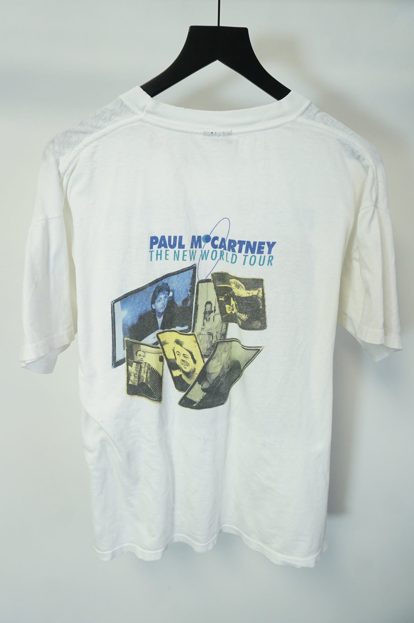 (XL) Vintage 1993 Paul McCartney New World Tour Single-Stitch T-Shirt Brockum
