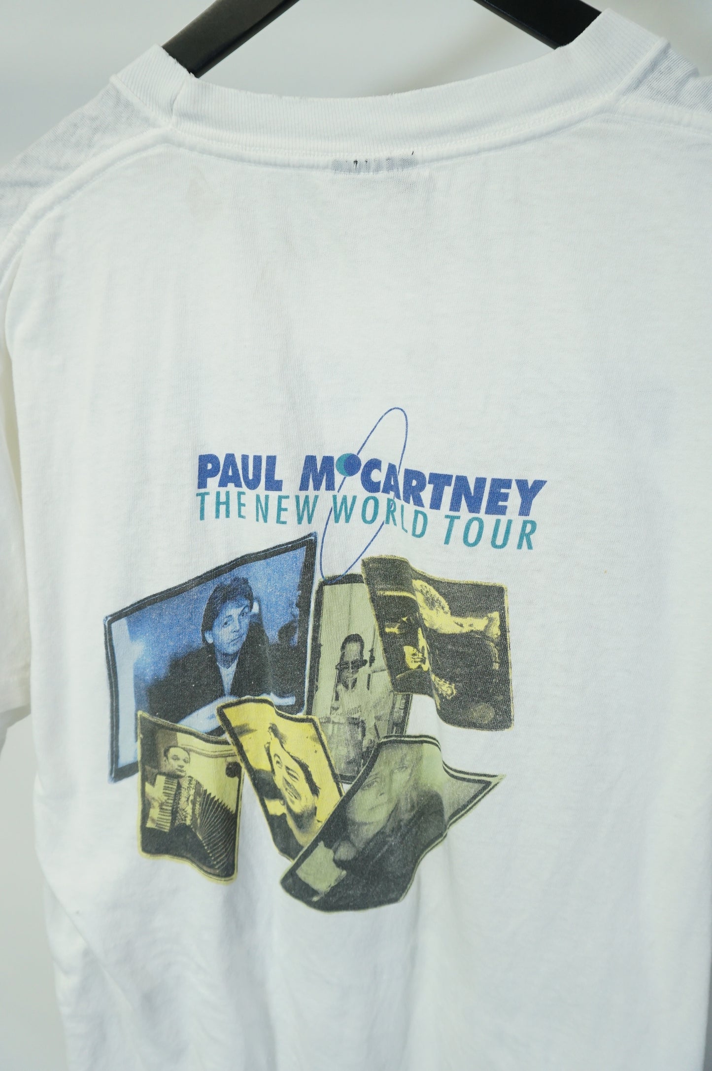 (XL) Vintage 1993 Paul McCartney New World Tour Single-Stitch T-Shirt Brockum